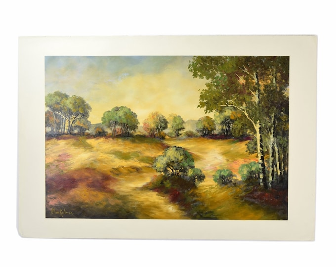 Alexa Kelemen “Eventide” Calming Landscape Oil Painting Romanian Artist