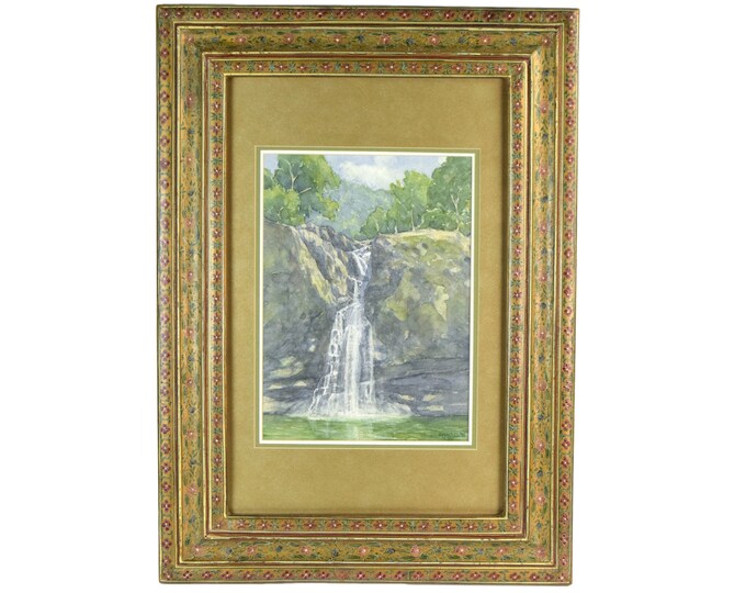 Stephen Smalzel Southwest American Waterfall Landscape Painting Colorado Artist