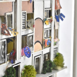 Israel Immigrants Eye Architectural Apartment Diorama Sculpture Terry Feldman image 7