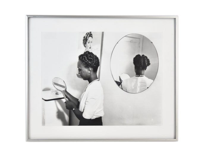 Charles "Teenie" Harris Gelatin Silver Print Photograph African American Woman Mirror