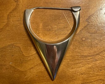 Vintage Sterling Georg Jensen Nanna & Jorgen Ditzel Design #326 Modernist Brooch