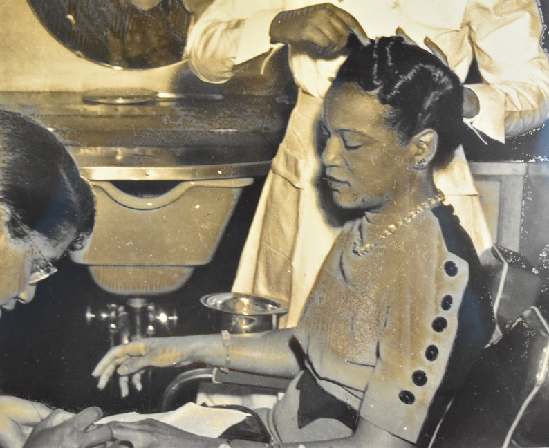 Charles Teenie Harris Gelatin Silver Print Photograph African American Women Beauty Parlor image 5