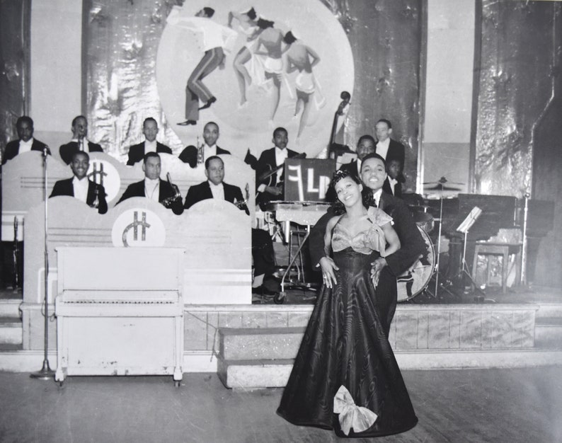 Charles Teenie Harris Gelatin Silver Print Photograph Harlem Casino Band Dancers 1947 image 2