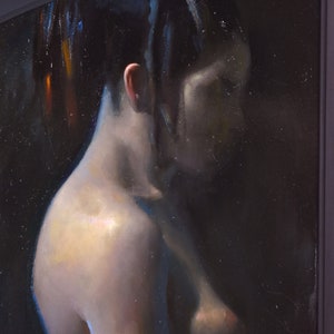Juliette Arisitides Covenant Realist Oil Painting Contemplative Nude Couple image 5