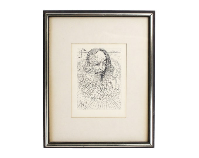 Salvador Dali “Cervantes” Collector’s Guild Limited Edition Etching w COA