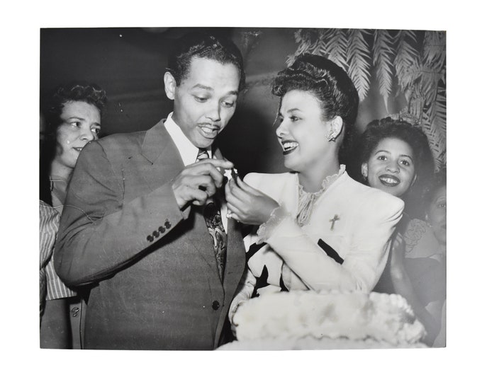 Charles "Teenie" Harris Gelatin Silver Print Photograph Billy Eckstine Lena Horne