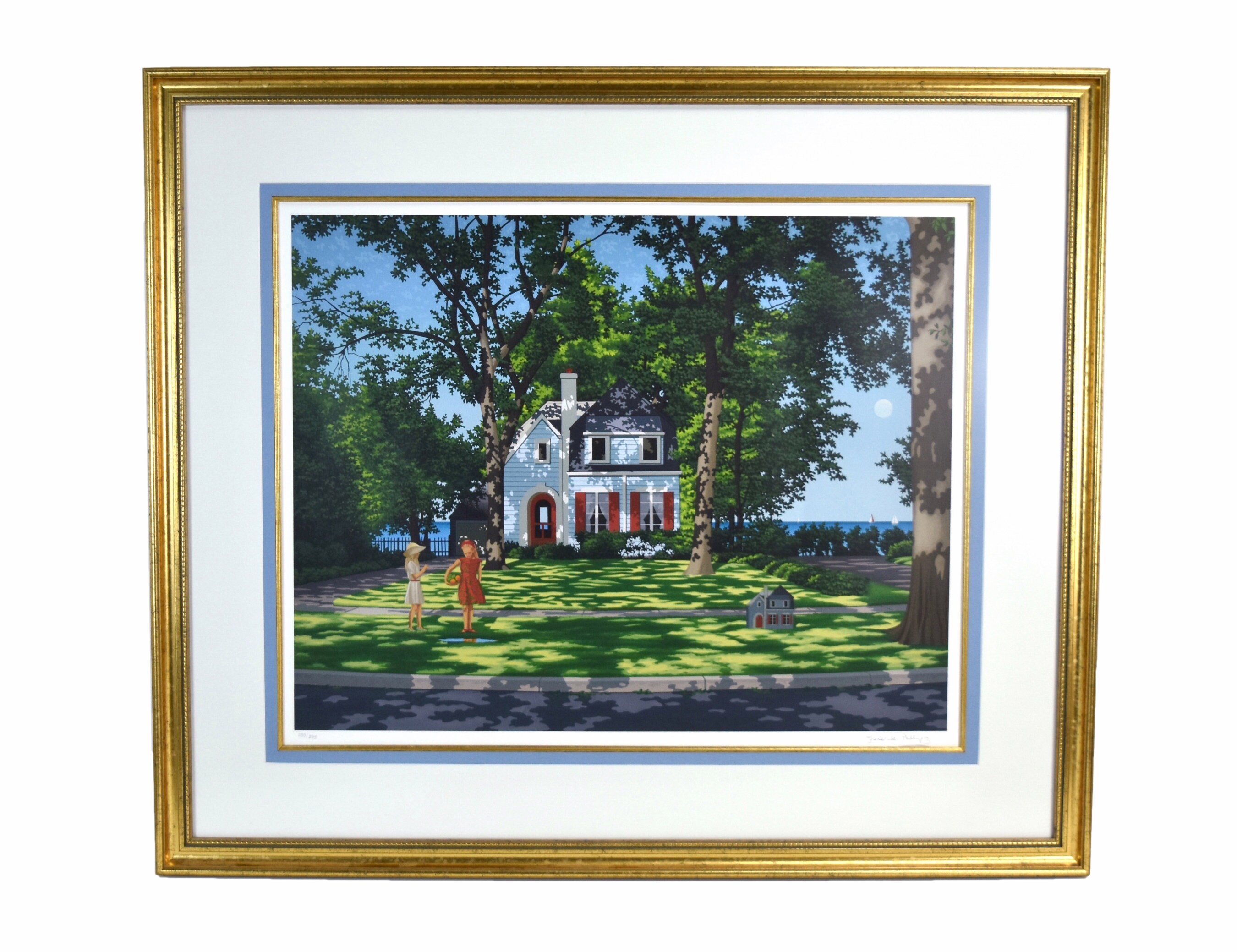 Frederick Phillips Summer Shadows Signed Limited Edition Serigraph 4 