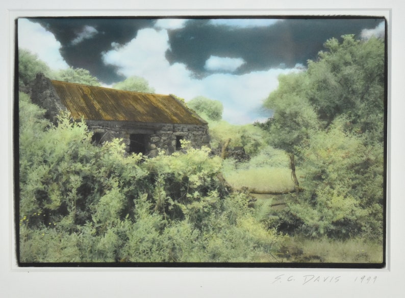 Sandra C. Davis Tin Roof Cottage Connemara Ireland Gelatin Silver Print Photograph image 1