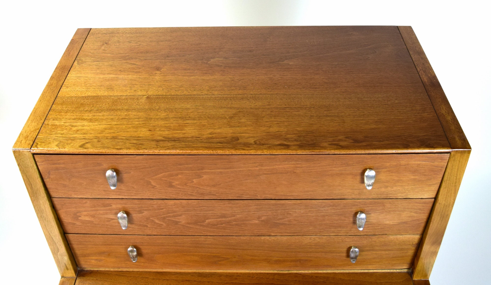 Vintage Mid Century Modern Highboy Dresser John Van Koert For Drexel