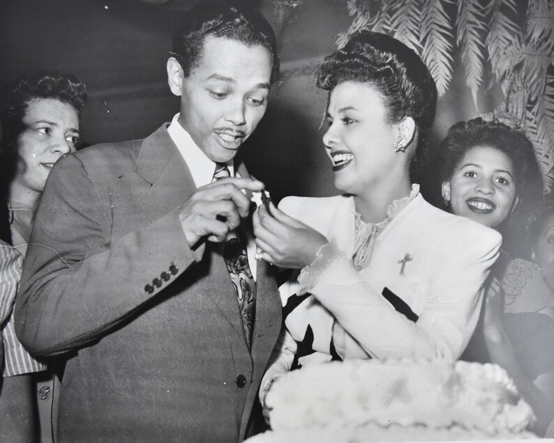 Charles Teenie Harris Gelatin Silver Print Photograph Billy Eckstine Lena Horne image 2