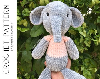Otis and Maude Elephant Crochet Amigurumi Pattern