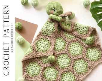 Pebbles the Turtle Lovey gehaakt Amigurumi-patroon