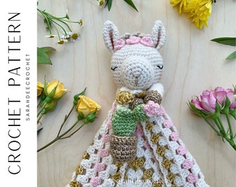 Dolly the Llama Lovey Crochet Pattern