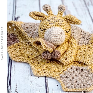 Jasper the Giraffe Lovey Amigurumi Crochet Pattern