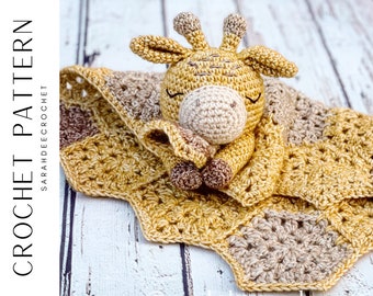 Jasper the Giraffe Lovey Amigurumi Crochet Pattern