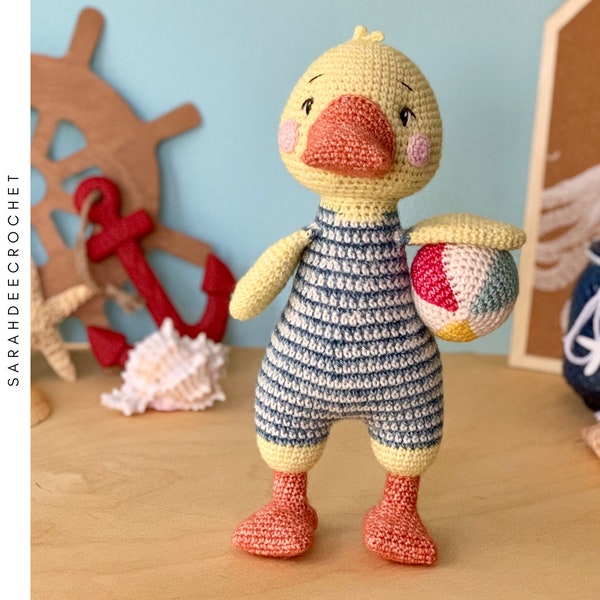 Webster the Duck Crochet Amigurumi Pattern