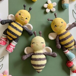 Saffron the Bee Amigurumi Crochet Pattern zdjęcie 3