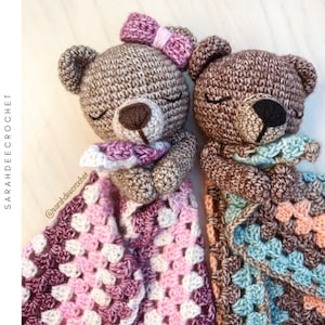 Quin the Bear Lovey Crochet Amigurumi Pattern