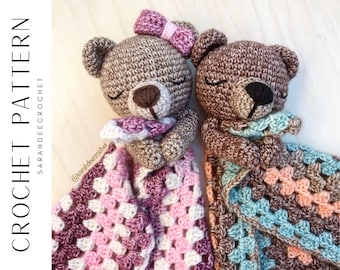 Quin the Bear Lovey Crochet Amigurumi Pattern