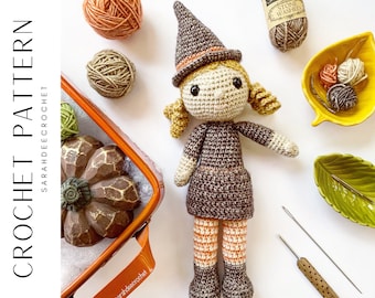 Witchy Wendy Crochet Amigurumi Doll Pattern