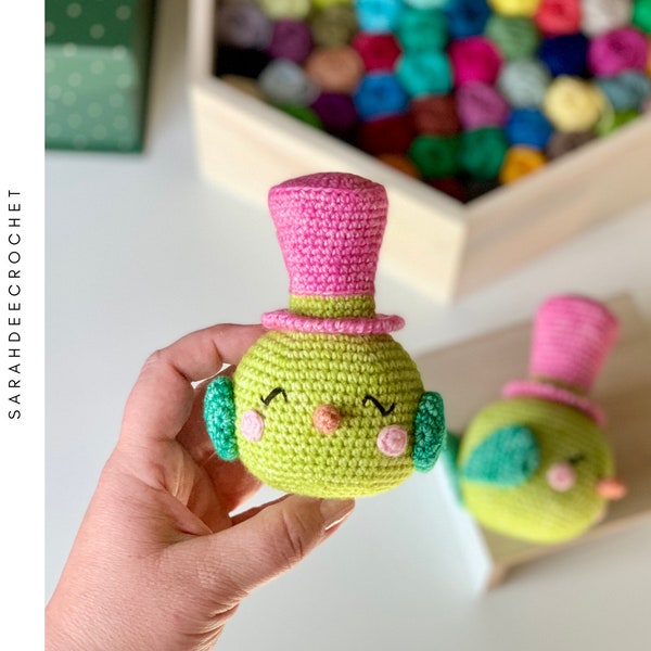 Pixie l'oiseau potelé Patron au crochet Amigurumi