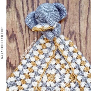 Hans the Elephant Lovey Crochet Amigurumi Pattern