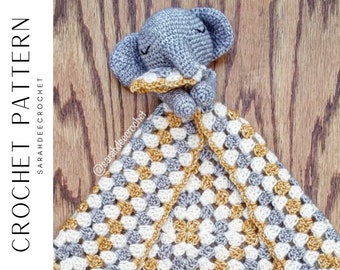 Hans the Elephant Lovey Crochet Amigurumi Pattern