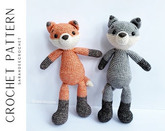 Rigby the Fox/Wolf Crochet Amigurumi Pattern