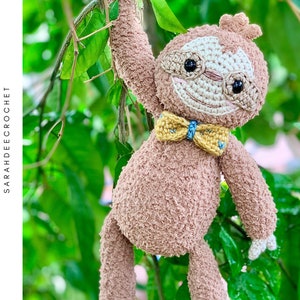Monty the Sloth Häkelanleitung für ein Faultier