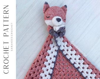 Emmet the Fox Lovey Crochet Amigurumi Pattern