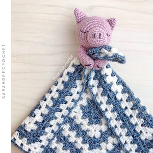 Gustav the Piggy Comforter Lovey Amigurumi Pattern