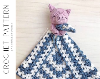 Gustav the Piggy Comforter Lovey Amigurumi Pattern