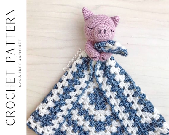 Gustav the Piggy Comforter Lovey Amigurumi Pattern Ireland