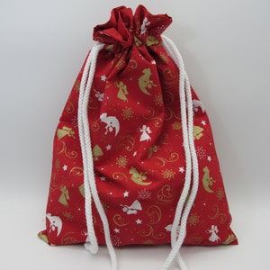sustainable gift bag / Christmas sack / made of fabric