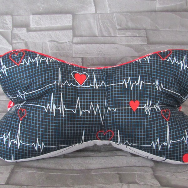 Modell EKG Leseknochen/Nackenkissen/Stützkissen/Reisekissen/Neck Pillow