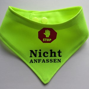 Dog Bandana Stop Do Not Touch XXXS - 2XL