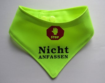 Hundehalstuch Stop nicht Anfassen  XXS - XL