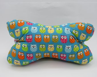 Leseknochen Modell Eulen Nackenkissen/Stützkissen/Reisekissen/Neck Pillow