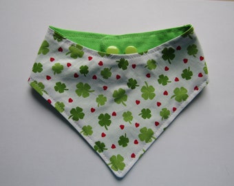 Dog bandana clover leaves * hearts XXS - XL