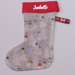 Santa Claus boot / Santa Claus stocking / Christmas stocking with name