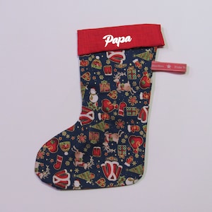Santa Claus boot / Santa Claus stocking / Christmas stocking with name