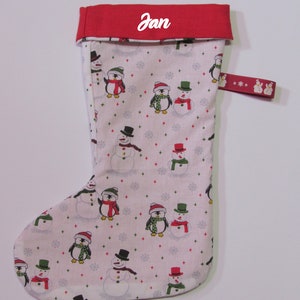 Santa Claus boot / Santa Claus stocking / Christmas stocking with name