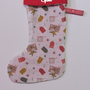 Santa Claus boot / Santa Claus stocking / Christmas stocking with name