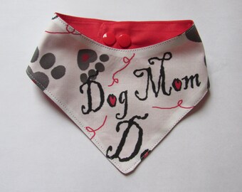 Hundehalstuch Dog Mom XXS - XL