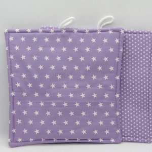 Pot holder pot holder stars sewn from 100% cotton