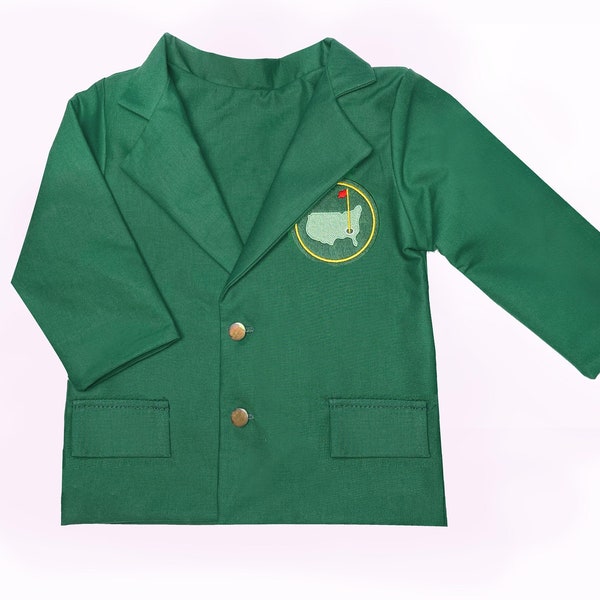 Golf Jacke, Kelly Green Blazer, Jungen erster Geburtstag