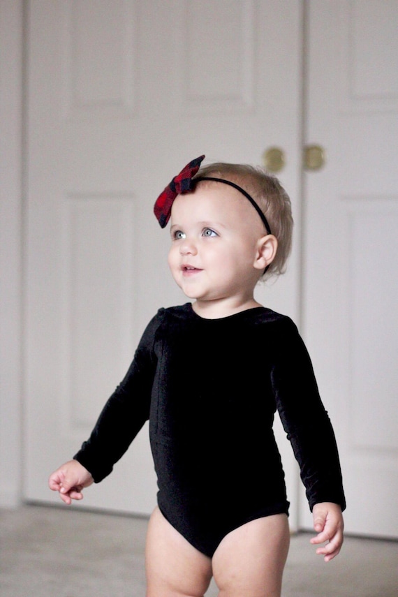 Black Velvet Leotard in Baby Toddler and Girls Sizes. Perfect for Dance Birthdays and Baby Gifts