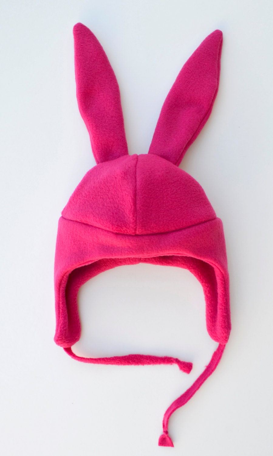 Girls' Green Dress Costume with Pink Fleece Bunny Hat