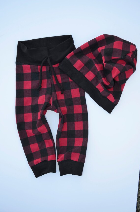 buffalo plaid pants baby