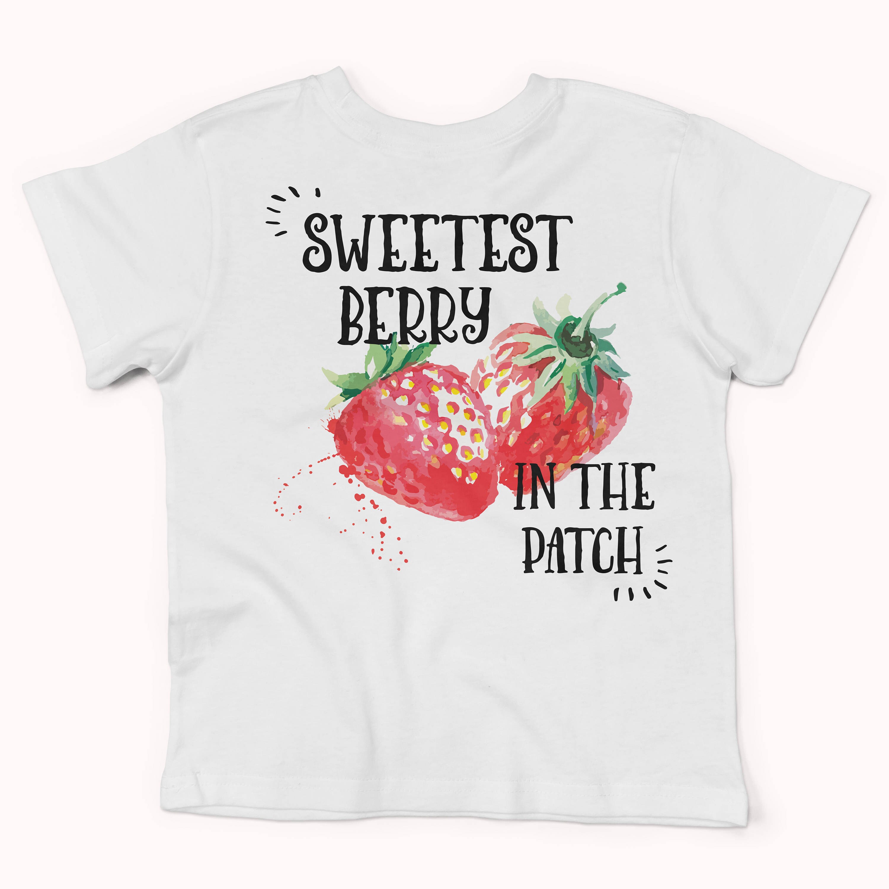 Sweetest Berry in the Patch shirt watercolor strawberry Etsy